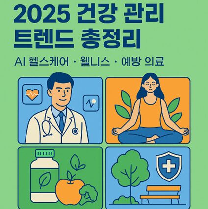 2025 건강 관리 트렌드 총정리 : AI 헬스케어·웰니스·예방 의료